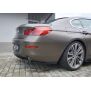 Maxton Design Heck Ansatz Flaps Diffusor für BMW 6er GRAN COUPÃ‰ schwarz Hochglanz