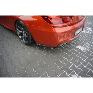 Maxton Design Heck Ansatz Flaps Diffusor für BMW M6 GRAN COUPÃ‰ schwarz Hochglanz