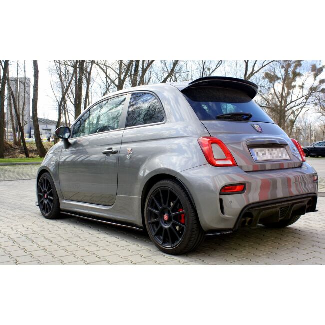 Maxton Design Seitenschweller Ansatz fur FIAT 500 ABARTH MK1 FACELIFT