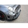 Maxton Design Front Ansatz für FIAT 500 ABARTH MK1 FACELIFT schwarz Hochglanz