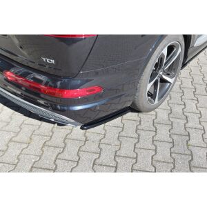 Maxton Design Heck Ansatz Flaps Diffusor für Audi SQ7 / Q7 S-Line Mk.2 schwarz Hochglanz