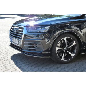 Maxton Design Front Ansatz für Audi SQ7 / Q7 S-Line Mk.2 schwarz Hochglanz