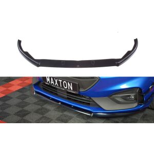 Maxton Design Front Ansatz V.2 / V2 für Ford Focus ST / ST-Line Mk4 schwarz Hochglanz