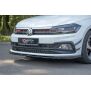 Maxton Design Front Ansatz V.1 / V1 für VW POLO MK6 GTI schwarz Hochglanz