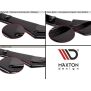 Maxton Design Heck Ansatz Flaps Diffusor für VW POLO MK6 GTI schwarz Hochglanz