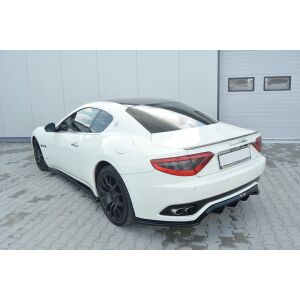 Maxton Design Heckdiffusor Ansatz für MASERATI GRANTURISMO schwarz Hochglanz