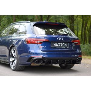 Maxton Design Spoiler CAP für Audi RS4 B9 Avant...