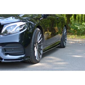 Maxton Design Seitenschweller Ansatz für Mercedes-Benz E-Klasse W213 Coupe (C238) AMG-Line schwarz Hochglanz