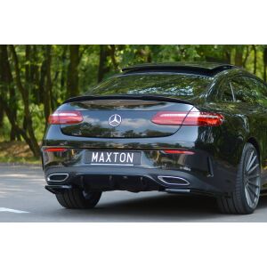 Maxton Design Spoiler CAP für Mercedes-Benz E-Klasse W213 Coupe (C238) AMG-Line schwarz Hochglanz