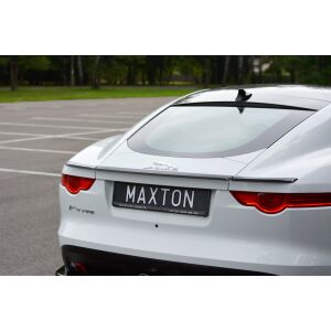 Maxton Design Spoiler CAP für JAGUAR F-TYPE schwarz Hochglanz