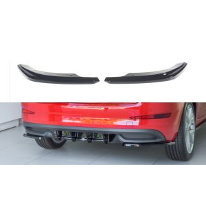 Maxton Design Heck Ansatz Flaps Diffusor für Skoda Scala schwarz Hochglanz