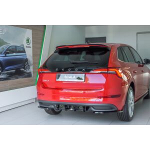 Maxton Design Heck Ansatz Flaps Diffusor für Skoda Scala schwarz Hochglanz