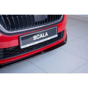 Maxton Design Front Ansatz V.3 / V3 für Skoda Scala schwarz Hochglanz