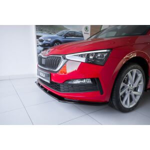 Maxton Design Front Ansatz V.1 / V1 für Skoda Scala schwarz Hochglanz