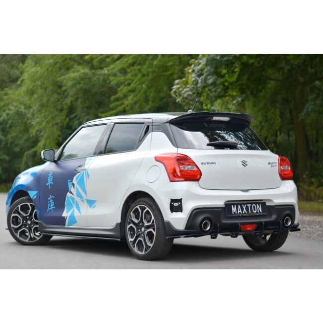 Maxton Design Spoiler CAP für SUZUKI SWIFT 6 SPORT schwarz Hochglanz