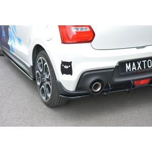 Maxton Design Heck Ansatz Flaps Diffusor für SUZUKI SWIFT 6 SPORT schwarz Hochglanz