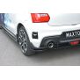 Maxton Design Heck Ansatz Flaps Diffusor für SUZUKI SWIFT 6 SPORT schwarz Hochglanz