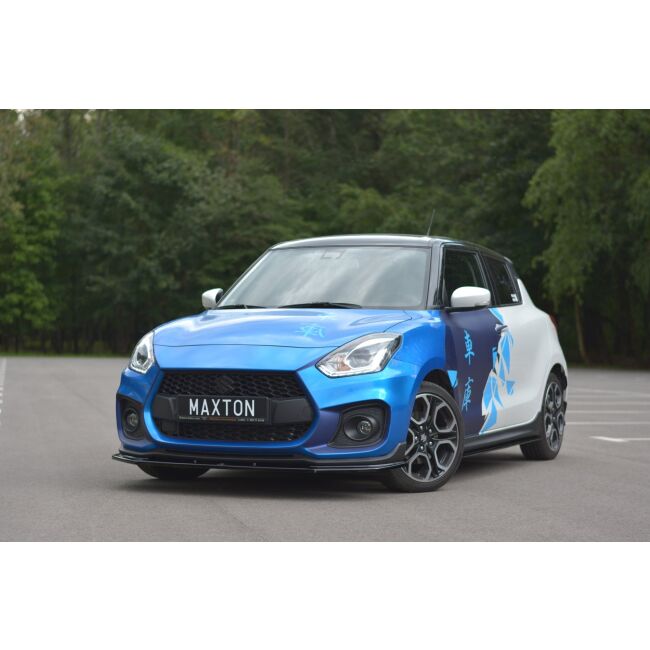 Maxton Design Front Ansatz V.1 / V1 für SUZUKI SWIFT 6 SPORT schwarz Hochglanz