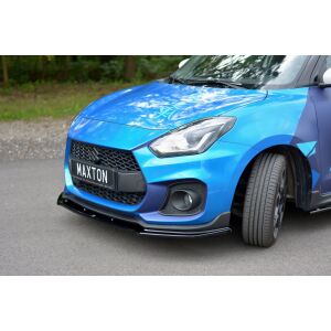 Maxton Design Front Ansatz V.1 / V1 für SUZUKI SWIFT 6 SPORT schwarz Hochglanz