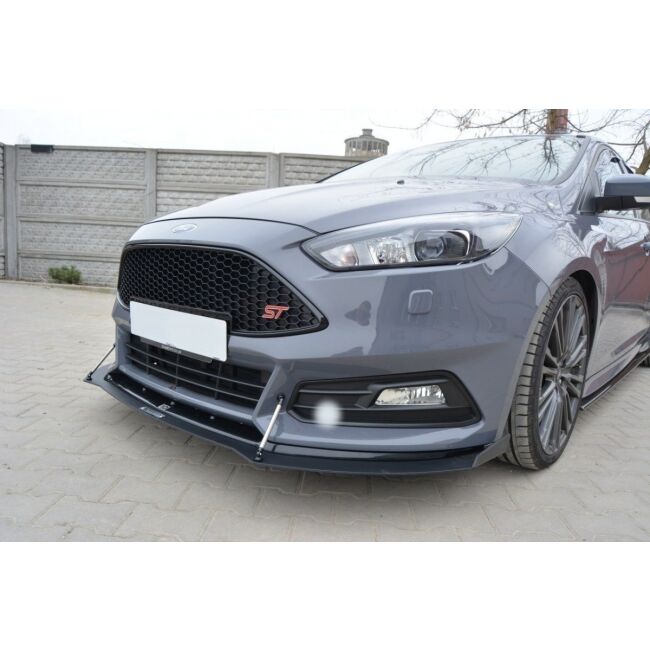 Maxton Design Hybrid Front Ansatz V.2 / V2 für Ford Focus ST Mk3 FL