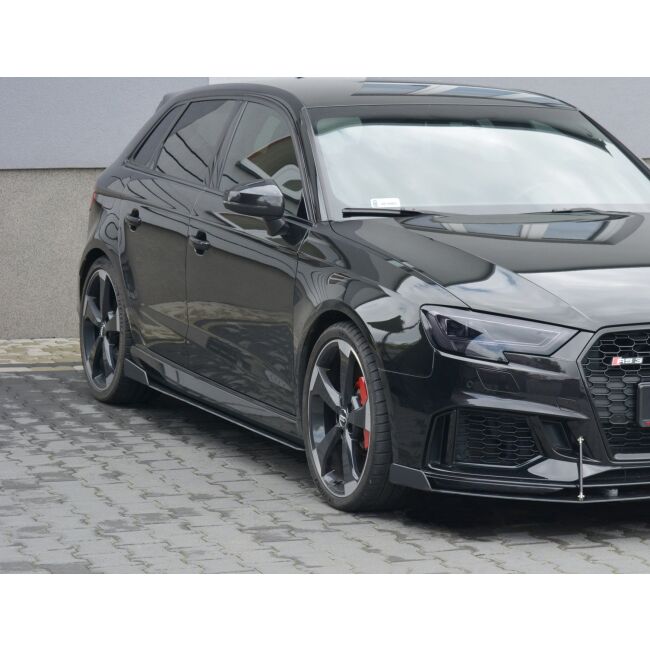 Maxton Design Sport Seitenschweller Ansatz für V.2 / V2 für Audi RS3 8V FL Sportback