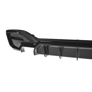 Maxton Design Heckdiffusor Ansatz für Bmw 1 F20/ F21 Facelift M-Power schwarz Hochglanz