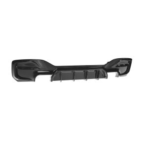Maxton Design Heckdiffusor Ansatz für Bmw 1 F20/ F21 Facelift M-Power schwarz Hochglanz