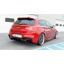 Maxton Design Heckdiffusor Ansatz für Bmw 1 F20/ F21 Facelift M-Power schwarz Hochglanz