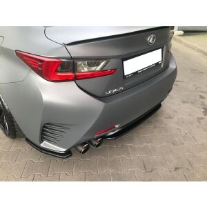 Maxton Design Mittlerer Heckdiffusor Ansatz für Lexus Rc  schwarz Hochglanz