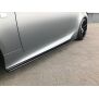 Maxton Design Seitenschweller Ansatz für Lexus Rc schwarz Hochglanz