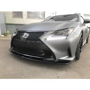 Maxton Design Front Ansatz V.1 / V1 für Lexus Rc schwarz Hochglanz