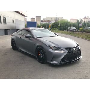 Maxton Design Front Ansatz V.1 / V1 für Lexus Rc schwarz Hochglanz