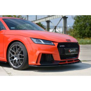 Maxton Design Front Ansatz V.1 / V1 für Audi TT RS 8S  schwarz Hochglanz