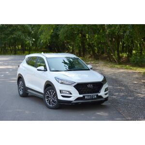 Maxton Design Seitenschweller Ansatz für Hyundai Tucson Mk3 Facelift schwarz Hochglanz