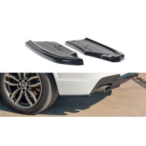 Maxton Design Heck Ansatz Flaps Diffusor für BMW X3 F25 M-Paket Facelift  schwarz Hochglanz