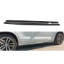 Maxton Design Seitenschweller Ansatz für BMW X3 F25 M-Paket Facelift schwarz Hochglanz