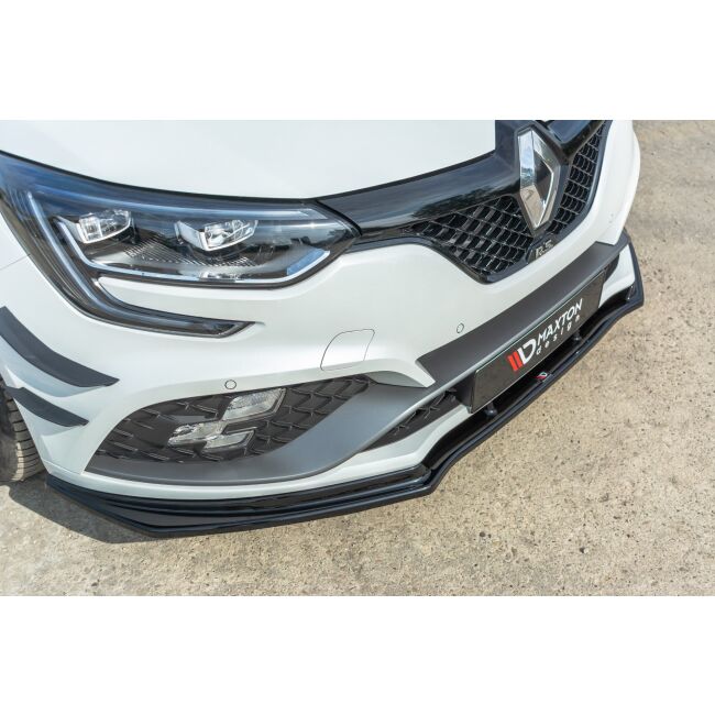 Maxton Design Front Ansatz V.1 / V1 für Renault Megane IV RS schwarz Hochglanz