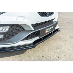 Maxton Design Front Ansatz V.1 / V1 für Renault Megane IV RS schwarz Hochglanz