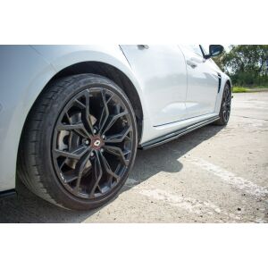 Maxton Design Seitenschweller Ansatz für Renault Megane IV RS schwarz Hochglanz