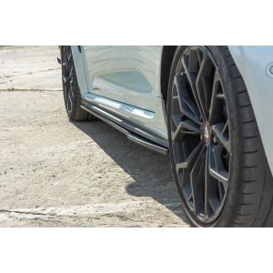 Maxton Design Seitenschweller Ansatz für Renault Megane IV RS schwarz Hochglanz