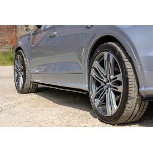 Maxton Design Seitenschweller Ansatz für Audi SQ5/Q5 S-line MkII schwarz Hochglanz