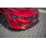 Maxton Design Front Ansatz V.2 / V2 für Peugeot 508 Mk2 schwarz Hochglanz