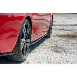 Maxton Design Seitenschweller Ansatz für Peugeot 508 Mk2 schwarz Hochglanz