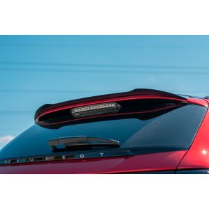 Maxton Design Spoiler CAP für Peugeot 508 Mk2 SW schwarz Hochglanz