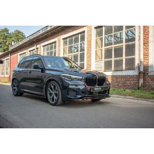 Maxton Design Front Ansatz für BMW X5 G05 M Paket schwarz Hochglanz