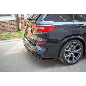 Maxton Design Mittlerer Heckdiffusor Ansatz für BMW X5 G05 M Paket schwarz Hochglanz