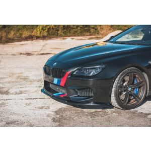 Maxton Design Front Ansatz V.2 / V2 für BMW M6 F06 Gran Coupe schwarz Hochglanz