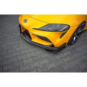 Maxton Design Front Ansatz V.1 / V1 für Toyota Supra Mk5 schwarz Hochglanz