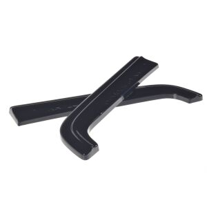 Maxton Design Heck Ansatz Flaps Diffusor für Volkswagen T6 schwarz Hochglanz