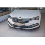 Maxton Design Front Ansatz V.3 / V3 für Skoda Superb Mk3 FL schwarz Hochglanz